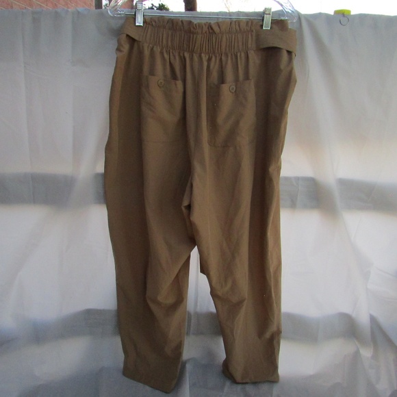 Tommy Hilfiger Brown Wide Leg Pants - Picture 4 of 6